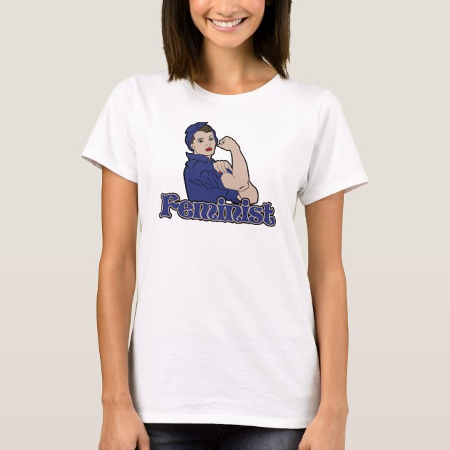 Camiseta Riveter rosie feminista (Frente)