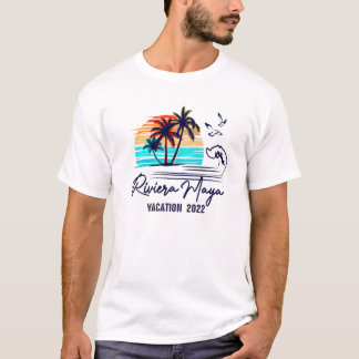 Camiseta Riviera Maya México 2022 Trip Retro de Férias de P