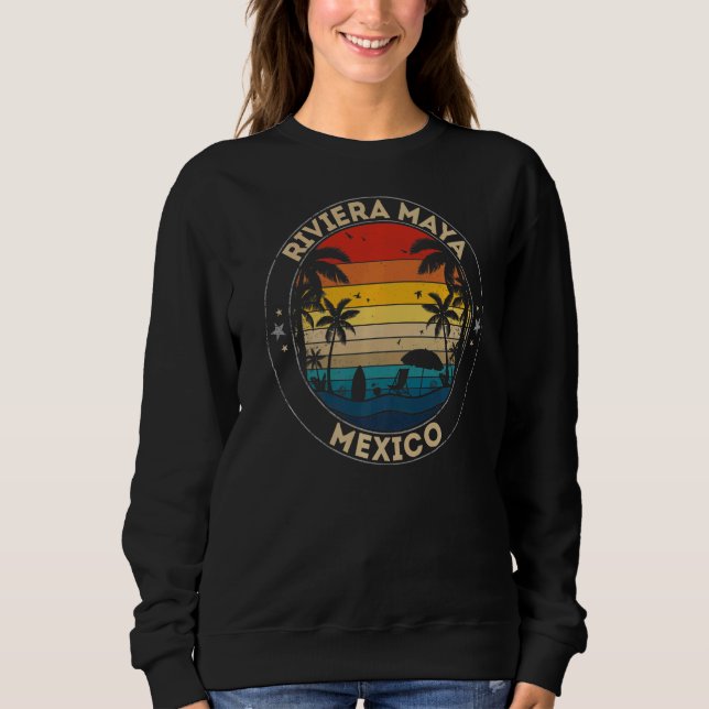 Camiseta Riviera Maya Souvenir México Lembrete (Frente)