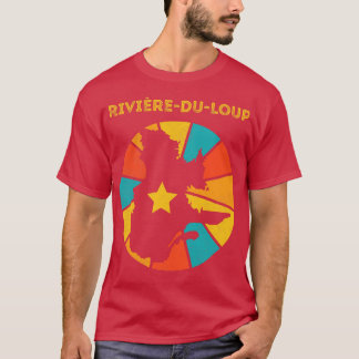 Camiseta RiviereduLoup Quebec Canadá Vintage Distressou Sou