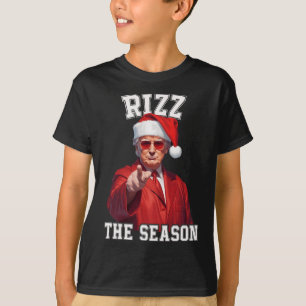 Camiseta Rizz A Época Engraçada Papais noeis De Natal De Tr