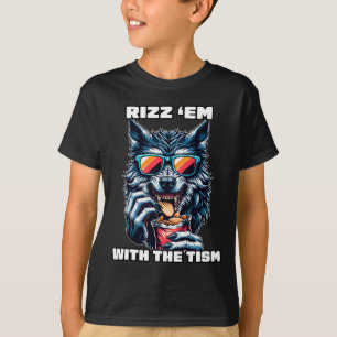 Camiseta Rizz Em Com O Tism Consciência Do Autismo Meme Eng