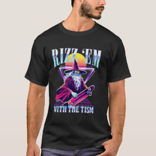 Camiseta Rizz Em Com O Tism Conscientização Do Autismo Skat