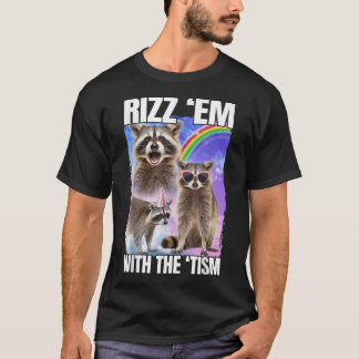 Camiseta Rizz 'Em' Com O 'Tismo Raccoon