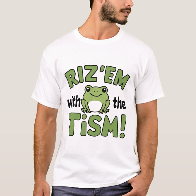 Camiseta Rizz-me com o tismo do autismo (Frente)
