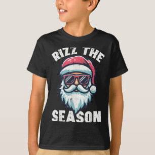 Camiseta Rizz Os Papais noeis Da Época Engraçados Meninos D