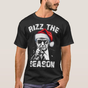 Camiseta Rizz The Season Encantado Trump Feliz Papais noeis