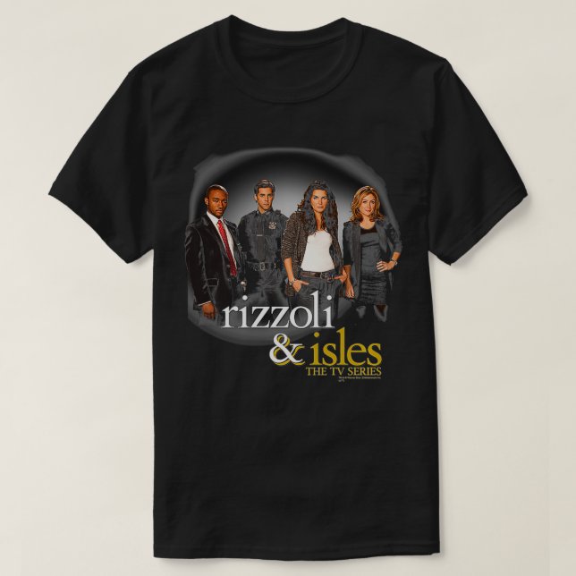 Camiseta Rizzoli & Isles Cast Premium (Frente do Design)