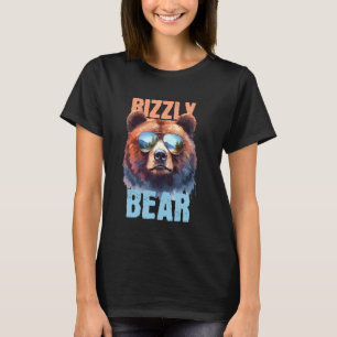 Camiseta Rizzy Bear Legal Urso Grizzly Vestindo Óculos Sola