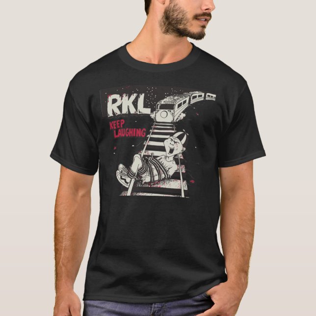 Camiseta RKL Continue Rindo de Camisa-T Essencial (Frente)