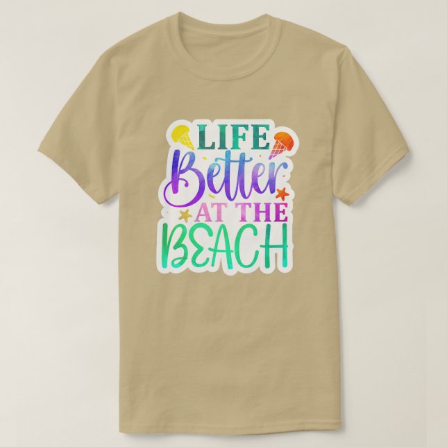 Camiseta Rms006110 Melhor vida na praia01 (Frente do Design)
