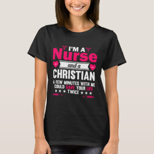 Camiseta Rn Lvn Cna Nurse Formando Enfermeiro Legal Cristão