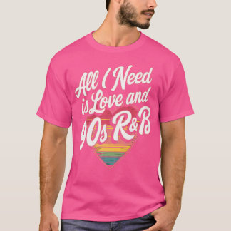 Camiseta R'N'B Music Hip-Party Retro Love 90'S Rb