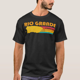 Camiseta Ro Grande Porto Rico Vintage angustiou Souvenir