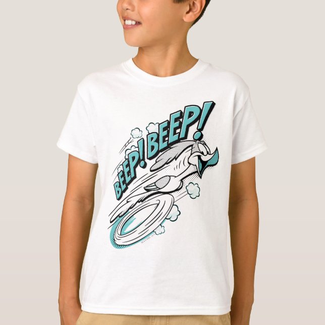 Camiseta ROAD RUNNER™ BEEP BEEP!™ Halftone (Frente)