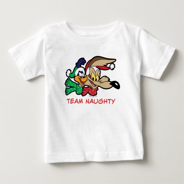 Camiseta ROAD RUNNER™ & Wile E. Coyote "Team Naughn" (Frente)
