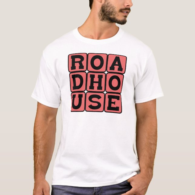 Camiseta Roadhouse, Clube de Estrada Rural (Frente)