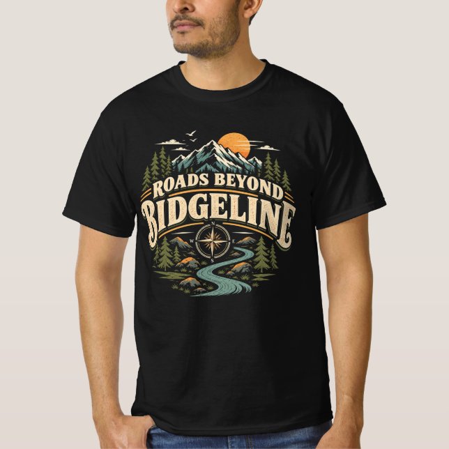 Camiseta Roads Beyond Ridgeline Mountain Adventure (Frente)