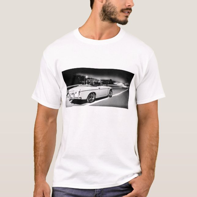 Camiseta Roadster de Datsun na noite (Frente)