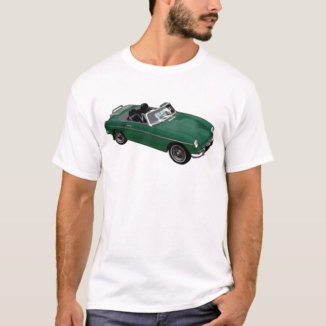 Camiseta Roadster verde (Frente)