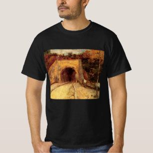 Camiseta Roadway com Viaduto Subpass por Vincent van Gogh