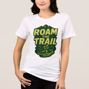 Camiseta Roam A Trilha (Trilha Em Execução)