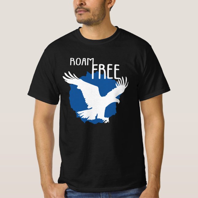 Camiseta Roam Free | Águia Voadora (Frente)