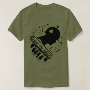 Camiseta Roam o Estilo Soldado Selvagem