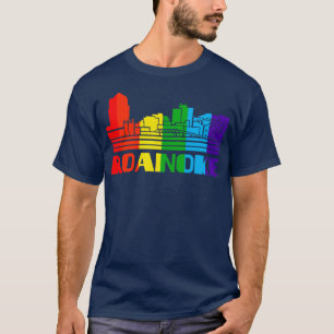 Camiseta Roanoke Pride Roanoke LGBT Oferece Apoio LGBT