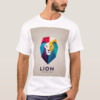 Camiseta "Roar em Estilo: Tee Majestoso do Leão"