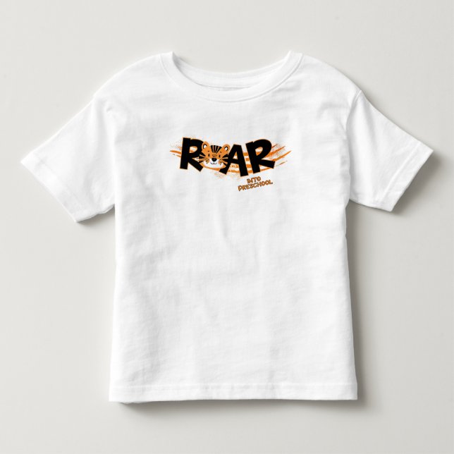 Camiseta Roar Into Preschool Tiger  (Frente)