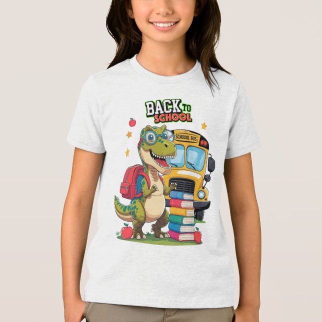 Camiseta Roar-Ready for School – Dino Edition (Frente)