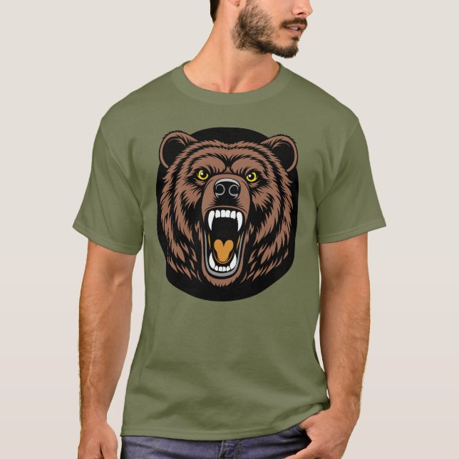 Camiseta Roaring Bear Power Emblem (Frente)
