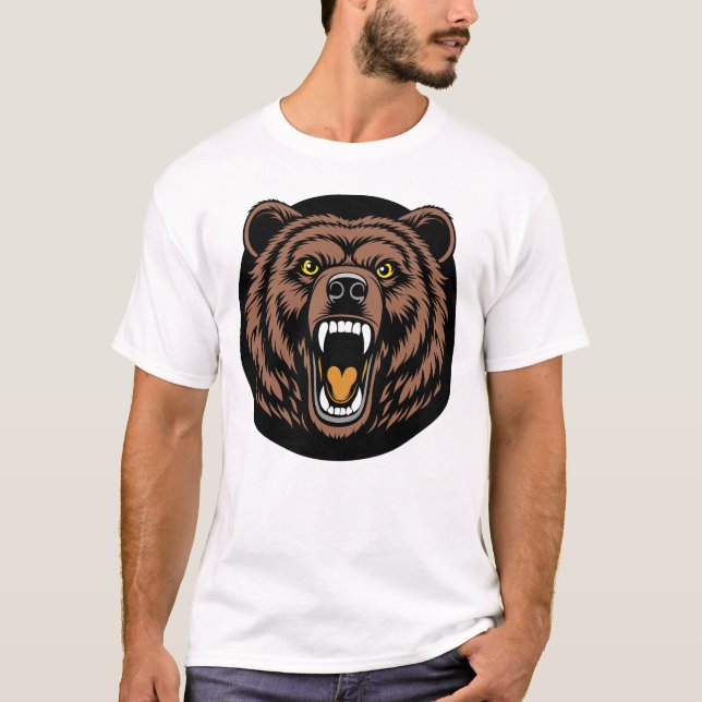 Camiseta Roaring Bear Power Emblem (Frente)