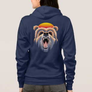 Camiseta Roaring Grizzly Bear Face