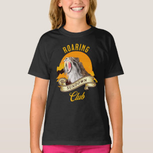 Camiseta Roaring Sundown Club Sabertooth Tiger