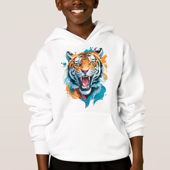 Camiseta Roaring Tiger Face (Frente)