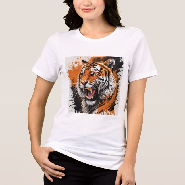 Camiseta Roaring Tiger Hoodie (Frente)
