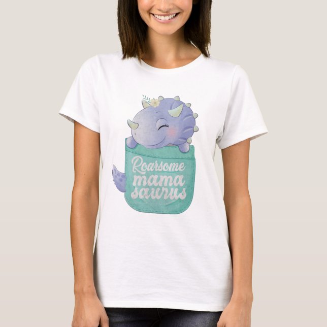 Camiseta Roarsome Mamasaurus (Frente)