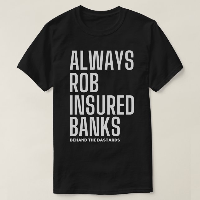 Camiseta Rob Sempre Segurado Bancos 9 (Frente do Design)