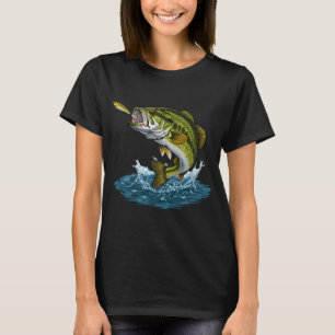 Camiseta Robaça Salta com Isca de Pesca Gráfica