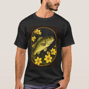 Camiseta Robalo Listrado e Flores de Jasmim
