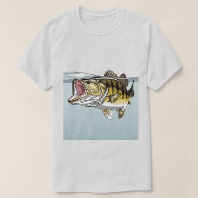 Camiseta robalo-peva (Frente do Design)