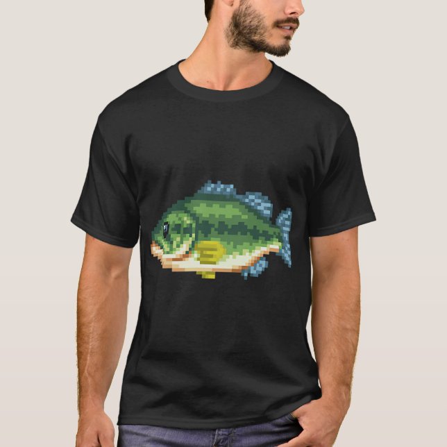 Camiseta Robalo preto (Frente)