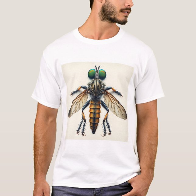 Camiseta Robber Fly 050624IREF110 - Watercolor (Frente)