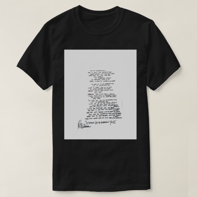 CAMISETA ROBBIE WILLIAMS - LEITE (Frente do Design)