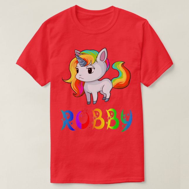 Camiseta Robby Unicorn (Frente do Design)