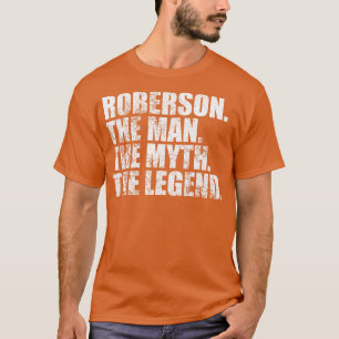 Camiseta Roberson Nome da família Roberson sobrenome Ro