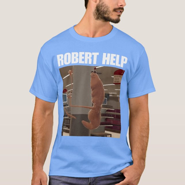 Camiseta Robert Ajuda Marcushe Worm vintage (Frente)