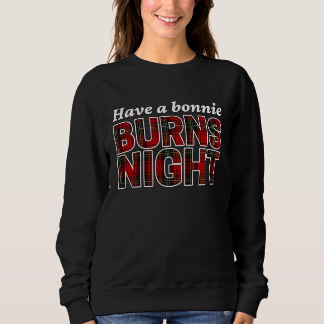 Camiseta Robert Burns 'Have A Bonnie Burns Night' Su Anual (Frente)